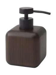 Handgefertigter, luxuriöser Seifenspender „Ebony“ 150 ml, aus Ebenholz Aquanova