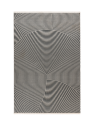 Teppich Lexian Grau 200 cm 290 cm - Material: Polypropylen - Teppich