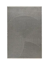 Teppich Lexian Grau 200 cm 290 cm - Material: Polypropylen - Teppich
