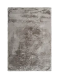 Hochwertiger Hochflor Design Teppich „Emotion“ - Taupe LALEE
