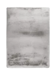 Hochwertiger Hochflor Design Teppich „Eternity 900“ - Silver LALEE