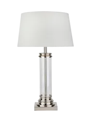 Grosse, elegante Design Tischlampe „Pedestal“ Ø 37/ 63 cm Searchlight