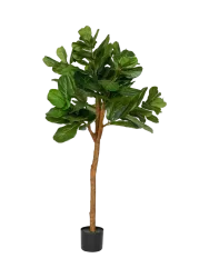 Lebensechte Kunstpflanze „Ficus Lyrata Tree“, verschiedene Grössen Baq Design