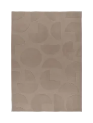 Design Teppich „Focus“ - Taupe LALEE