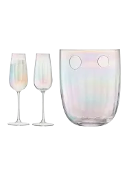 3-teiliges Champagner-Set „Pearl“ LSA International