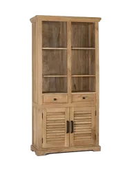 Massive Vitrine „Venecia“ 2-türig, 180 x 90 cm Giner & Colomer