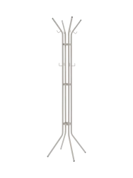 Spinder Design Kleiderständer Paros Braun/Grau Stahl 40 cm 170 cm - Farbe: taupe - Kleiderständer