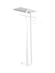 Spinder Design Garderobe Skadi Weiss Stahl 160 cm - Garderobe