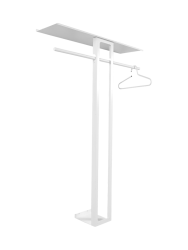 Spinder Design Garderobe Skadi Weiss Stahl 160 cm - Garderobe