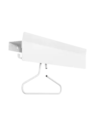 Spinder Design Garderobenleiste Skadi Weiss Stahl 16 cm - Garderobenleiste