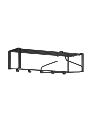 Spinder Design Garderobe Hesta Schwarz Stahl 19 cm - Garderobe