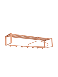 Spinder Design Garderobe Hesta Orange Stahl 19 cm - Farbe: Terracotta - Garderobe