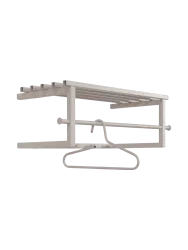 Trapani Braun/Grau Stahl 76 cm - Farbe: taupe