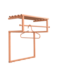 Spinder Design Garderobe Hesta Orange Stahl 76 cm - Farbe: Terracotta - Garderobe
