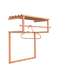 Spinder Design Garderobe Hesta Orange Stahl 76 cm - Farbe: Terracotta - Garderobe