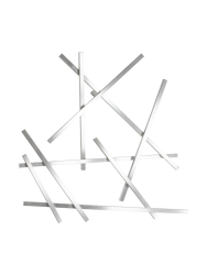 Spinder Design Garderobe Hesta Edelstahl Stahl 79 cm - Farbe: Chromstahl - Garderobe