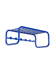 Spinder Design Garderobenleiste Balder Blau Stahl 24.8 cm - Garderobenleiste