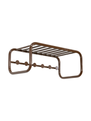 Spinder Design Garderobenleiste Balder Braun Stahl 24.8 cm - Garderobenleiste