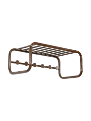 Spinder Design Garderobenleiste Balder Braun Stahl 24.8 cm - Garderobenleiste