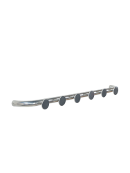 Spinder Design Garderobenleiste Balder Edelstahl Stahl 4.5 cm - Farbe: chrome - Garderobenleiste