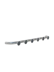 Spinder Design Garderobenleiste Balder Edelstahl Stahl 4.5 cm - Farbe: chrome - Garderobenleiste