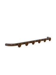 Spinder Design Garderobenleiste Balder Braun Stahl 4.5 cm - Garderobenleiste