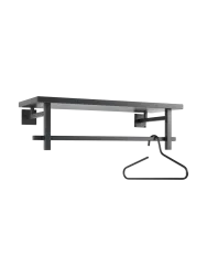 Spinder Design Garderobe Hesta Schwarz Stahl 23 cm - Garderobe