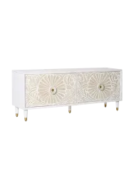 Handgefertigtes, massives Lowboard „Bali“, 170 x 66 cm Giner & Colomer