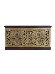 Handgeschnitztes, massives Sideboard „Kiama“ 4-türig Giner & Colomer
