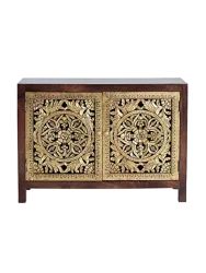 Handgeschnitztes, massives Sideboard „Kiama“ 2-türig Giner & Colomer