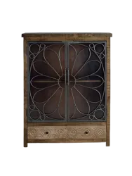 Massives Highboard / Vitrine „Broome“ Giner & Colomer