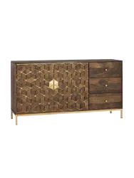 Massives Design Sideboard „Bora Bora“ 2-türig, 145 x 77 cm Giner & Colomer