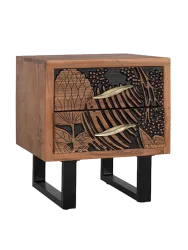 Massiver Design Nachttisch „Tropicana“ Giner & Colomer