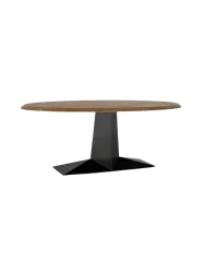 Massiver, ovaler Design Esstisch „Momax“ 200 x 100 cm Giner & Colomer