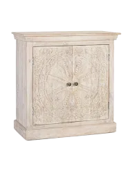 Handgeschnitztes, massives Sideboard „Ritual“ 2-türig Giner & Colomer