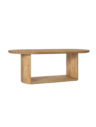 mutoni - Esstisch Elian oval Mangoholz 210x100, One Size, Braun
