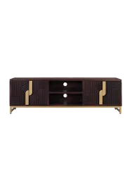 Massives Lowboard „Arco“ mit 3D-Effekt Giner & Colomer