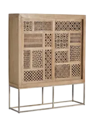 Handgefertigtes, massives Highboard „Style“ 170 x 140 cm Giner & Colomer