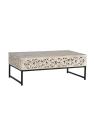 Handgefertigter, massiver Couchtisch „Mykonos“ Giner & Colomer