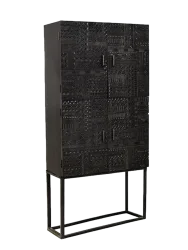 Massives Design Highboard/Vitrinenshcrank „Jeroglifico“ Giner & Colomer