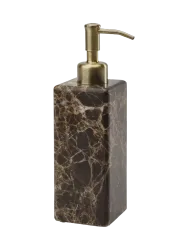 Design Seifenspender „Hammam“ aus Marmor, Brown Aquanova