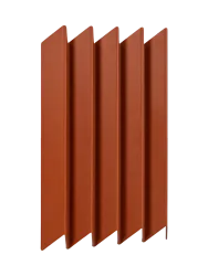 Spinder Design Garderobenleiste Pallis Braun Stahl 29.5 cm - Farbe: rostbraun - Garderobenleiste