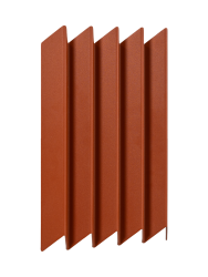 Spinder Design Garderobenleiste Pallis Braun Stahl 29.5 cm - Farbe: rostbraun - Garderobenleiste