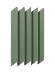 Spinder Design Garderobenleiste Pallis Grau Stahl 29.5 cm - Farbe: Dusty Green - Garderobenleiste