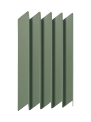 Spinder Design Garderobenleiste Pallis Grau Stahl 29.5 cm - Farbe: Dusty Green - Garderobenleiste