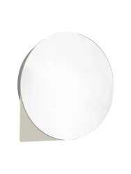 Spinder Design Spiegelschrank Pallis Beige Stahl 55 cm 10 cm 55 cm - Farbe: taupe - Material: Stahl/Glas - Spiegelschrank