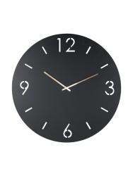 Spinder Design Uhr Hesta Schwarz Stahl 60 cm - Uhr