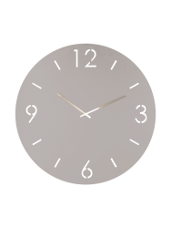 Spinder Design Uhr Hesta Braun Stahl 60 cm - Farbe: taupe - Uhr