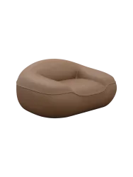Design Echtleder Loungesessel „Kitana“ Echtleder Choco Brown BLOOMINGLOFT Collection