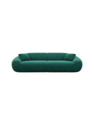 4-Sitzer Design Sofa „Kitana“ mit Samtbezug Samtbezug Grün BLOOMINGLOFT Collection